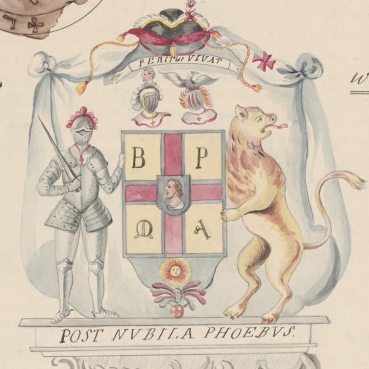 Armoiries relatives à Charles de Hund