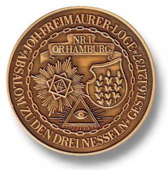 GPIO GLLR : Médalle de la Loge Absalom zu drei Nesseln