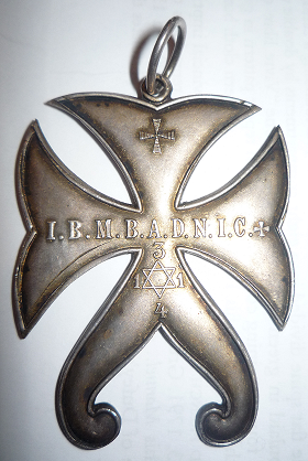 Croix de Chevalier du Temple du Rite de Stricte Observance